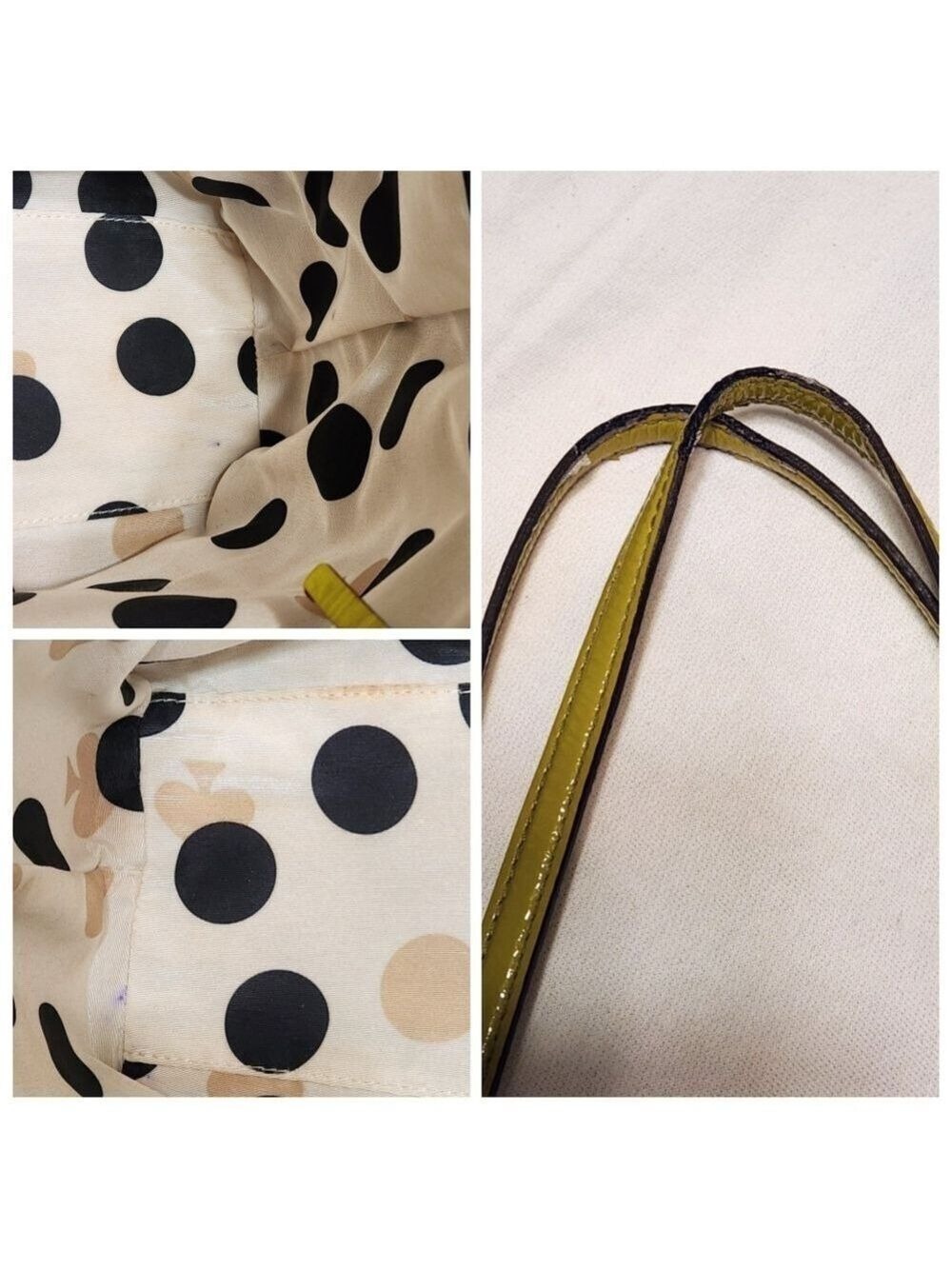 Kate Spade Yellow Patent Leather Large Shopper Tote Bag - Picture 11 of 12